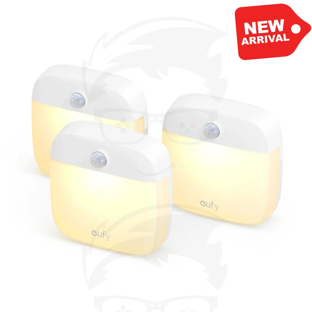 Anker Eufy Lumi Stick-On Night Light-2nd Generation Warm White LED (3-pack)