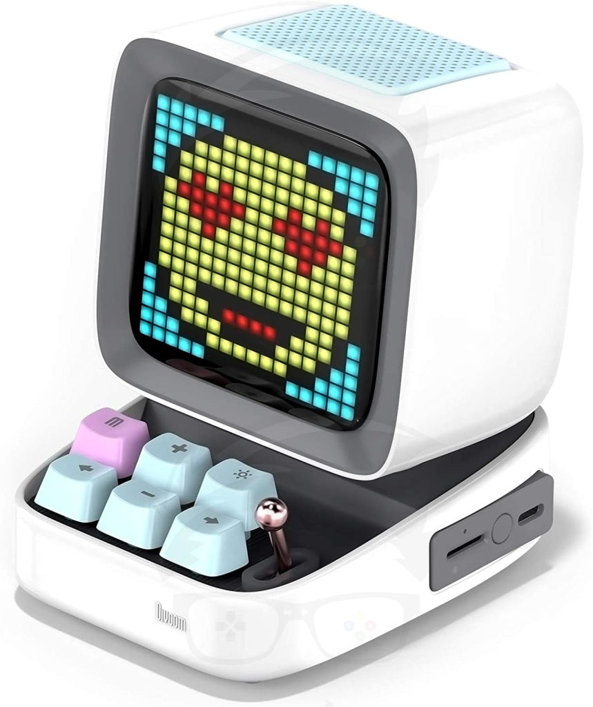 Divoom Ditoo Pixel Art Gaming Portable Bluetooth Speaker (white)