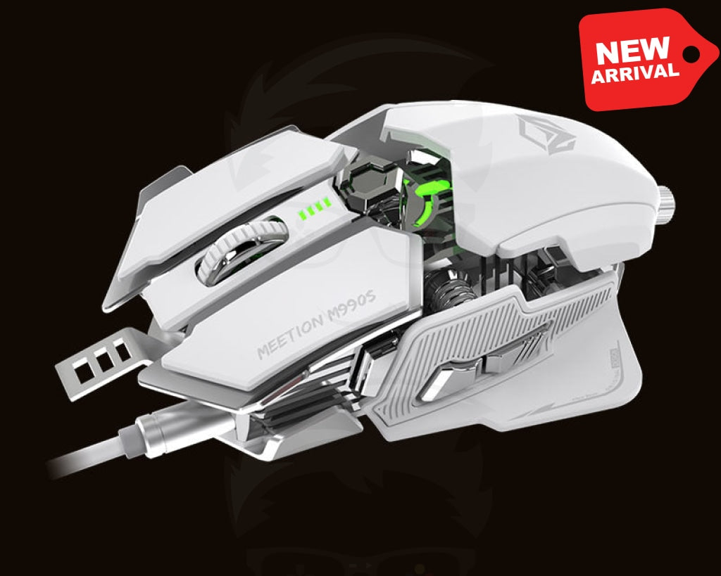 Meetion M990S RGB Programable Mouse - White