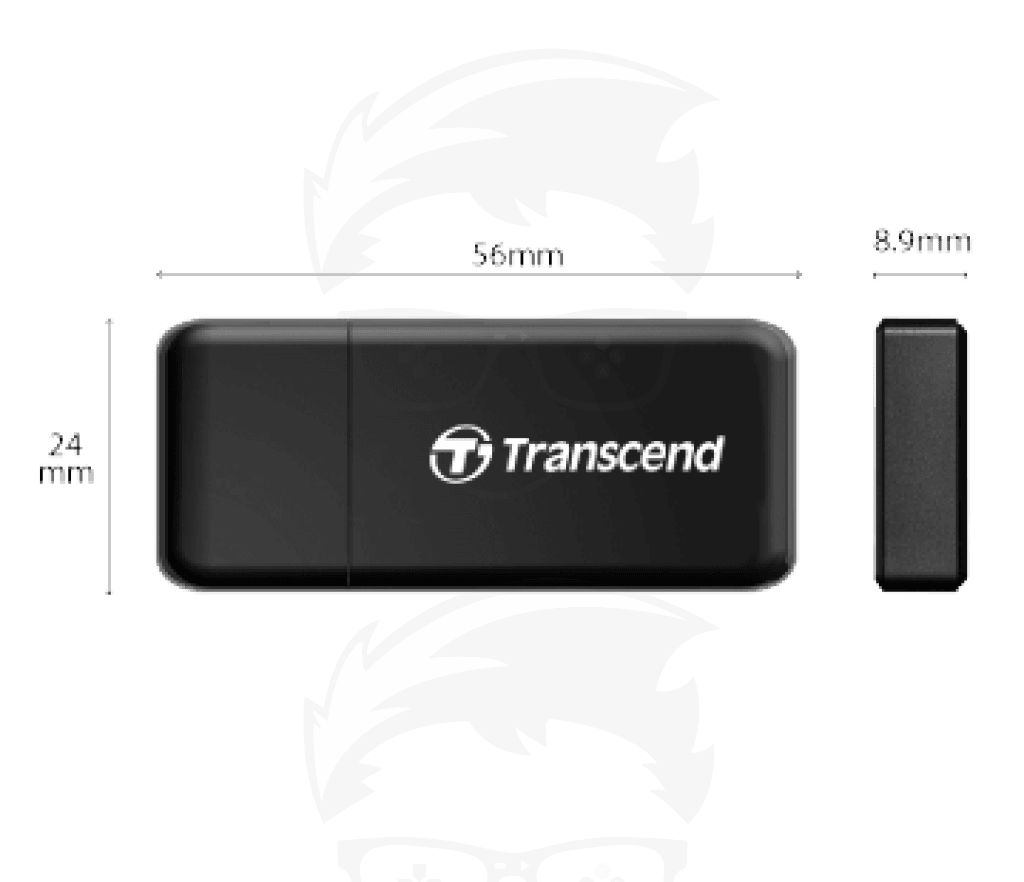 Transcend TS-RDF5K USB 3.1 Gen 1 Card Reader - Black