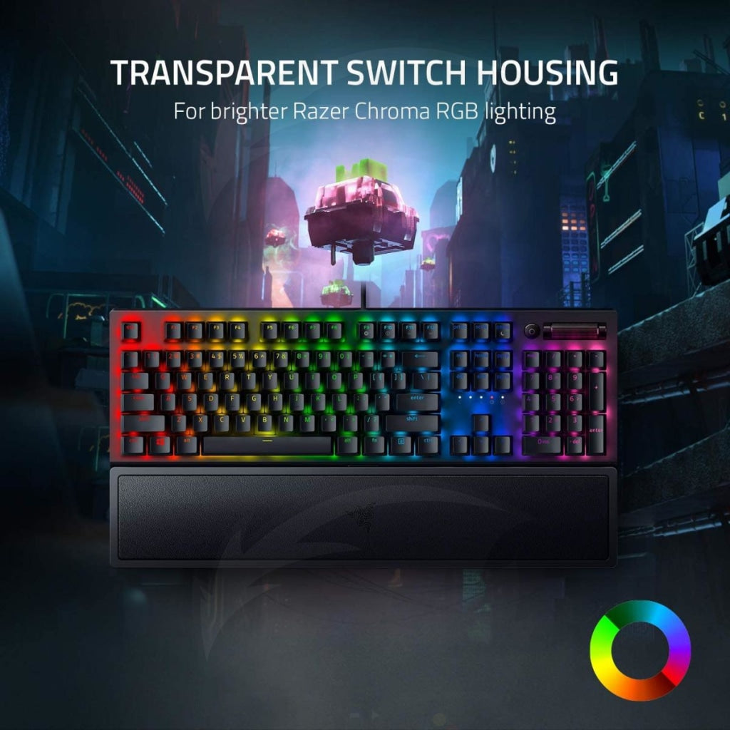 Razer BlackWidow V3 Mechanical Keyboard Green Switches