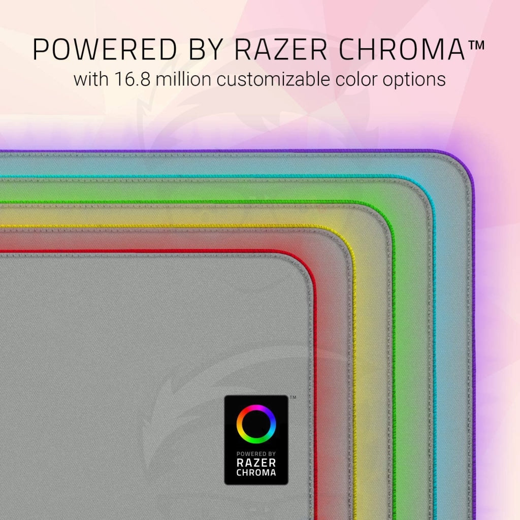 Razer Goliathus Extended Mouse Pad: Chroma RGB Lighting -  - Quartz Pink