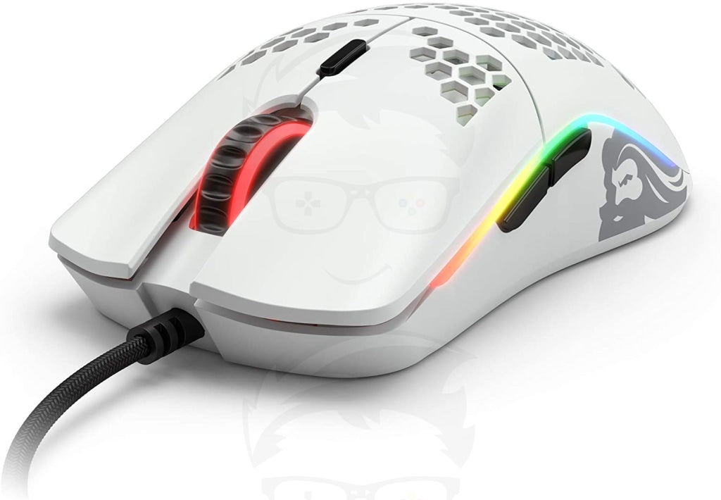 Glorious Model O USB RGB Odin Gaming Mouse - Matte White