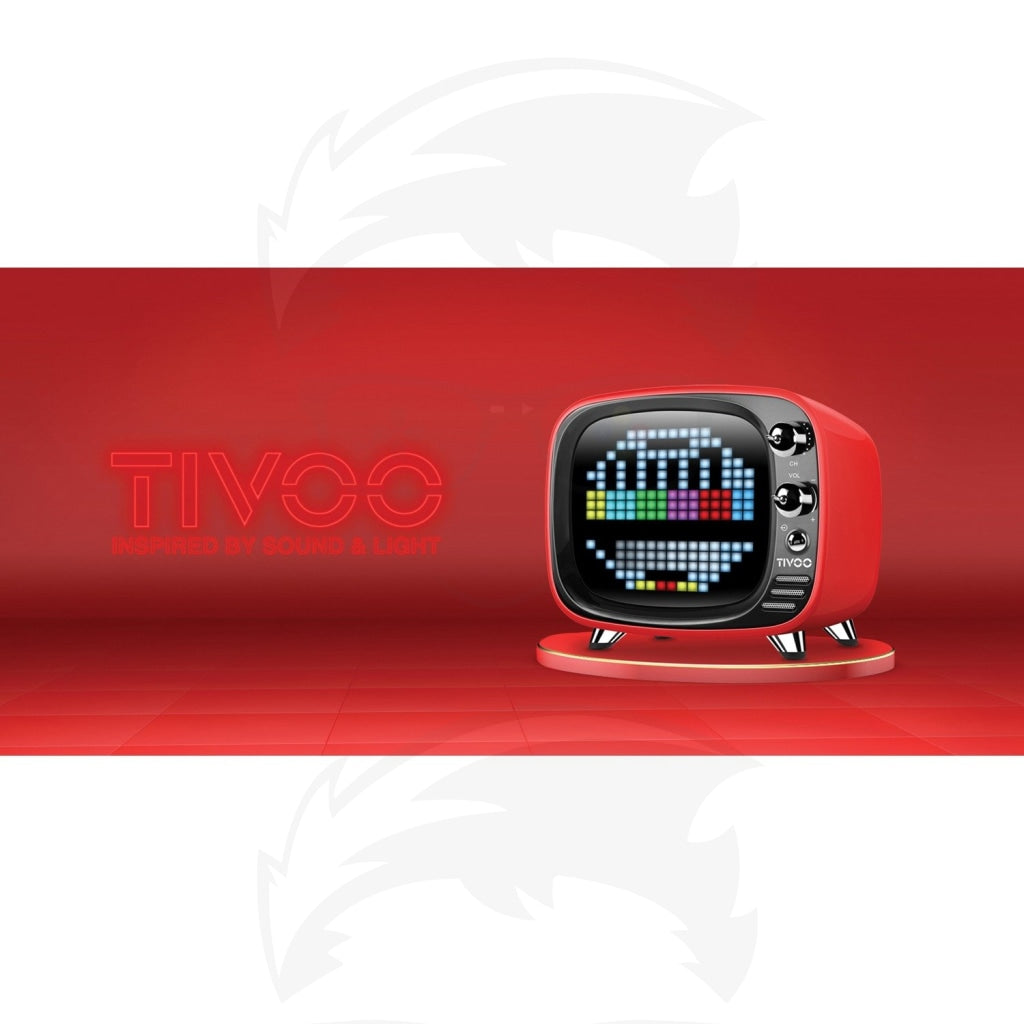 Divoom Tivoo Pixel Art Bluetooth Speaker (Starry Red)
