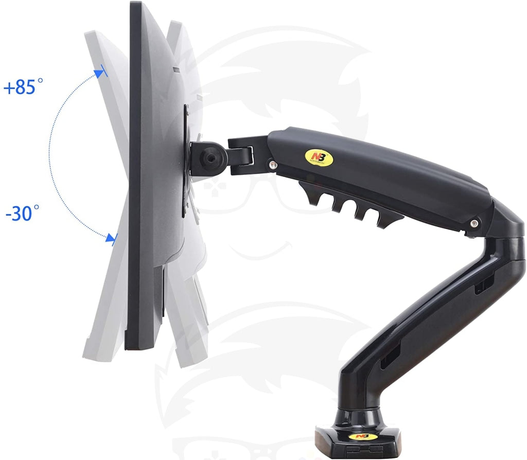 NB North Bayou F80 Monitor Desk Mount Stand Motion Swivel Monitor Arm