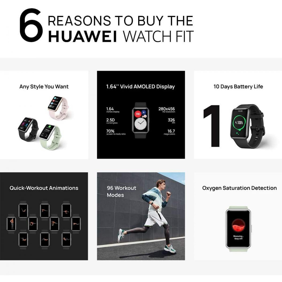 HUAWEI WATCH FIT Elegant Edition Smart Wearable
