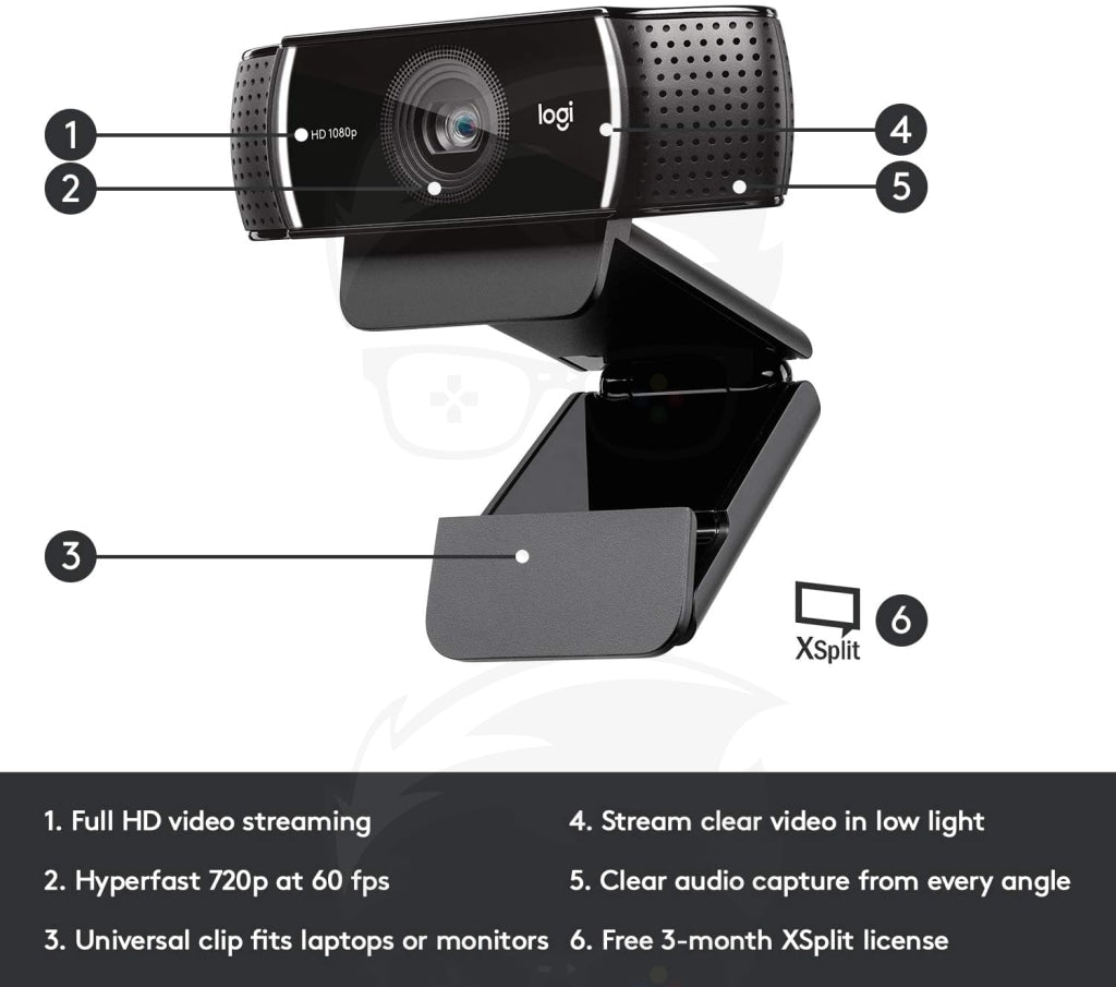 Logitech C922 Pro Stream Webcam 1080P