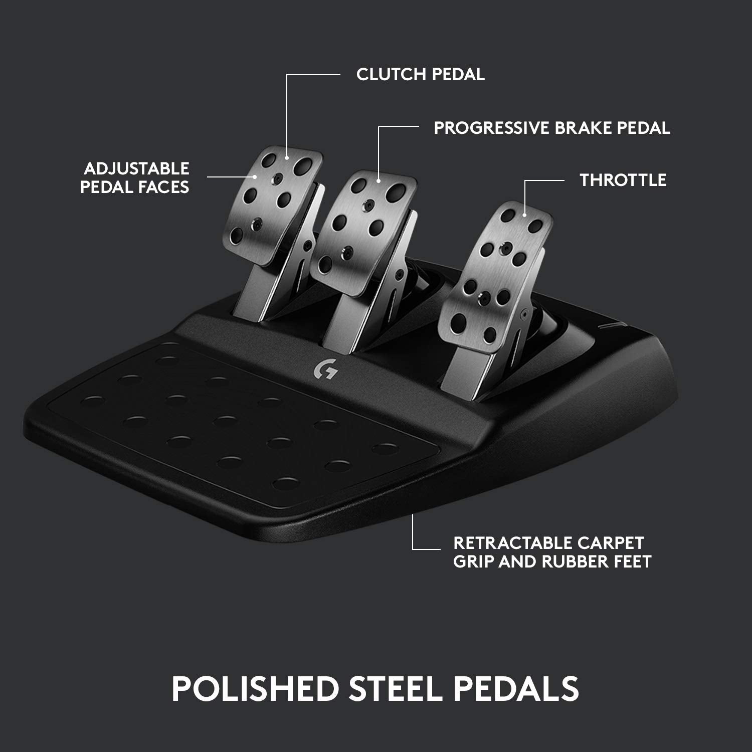 Logitech G923 Racing Wheel and Pedals for PS5, PS4 and PC