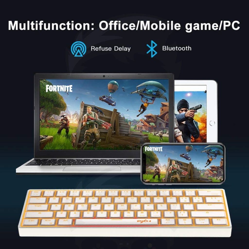 PXN K30 Tenkeyless 60% Wireless Gaming Keyboard