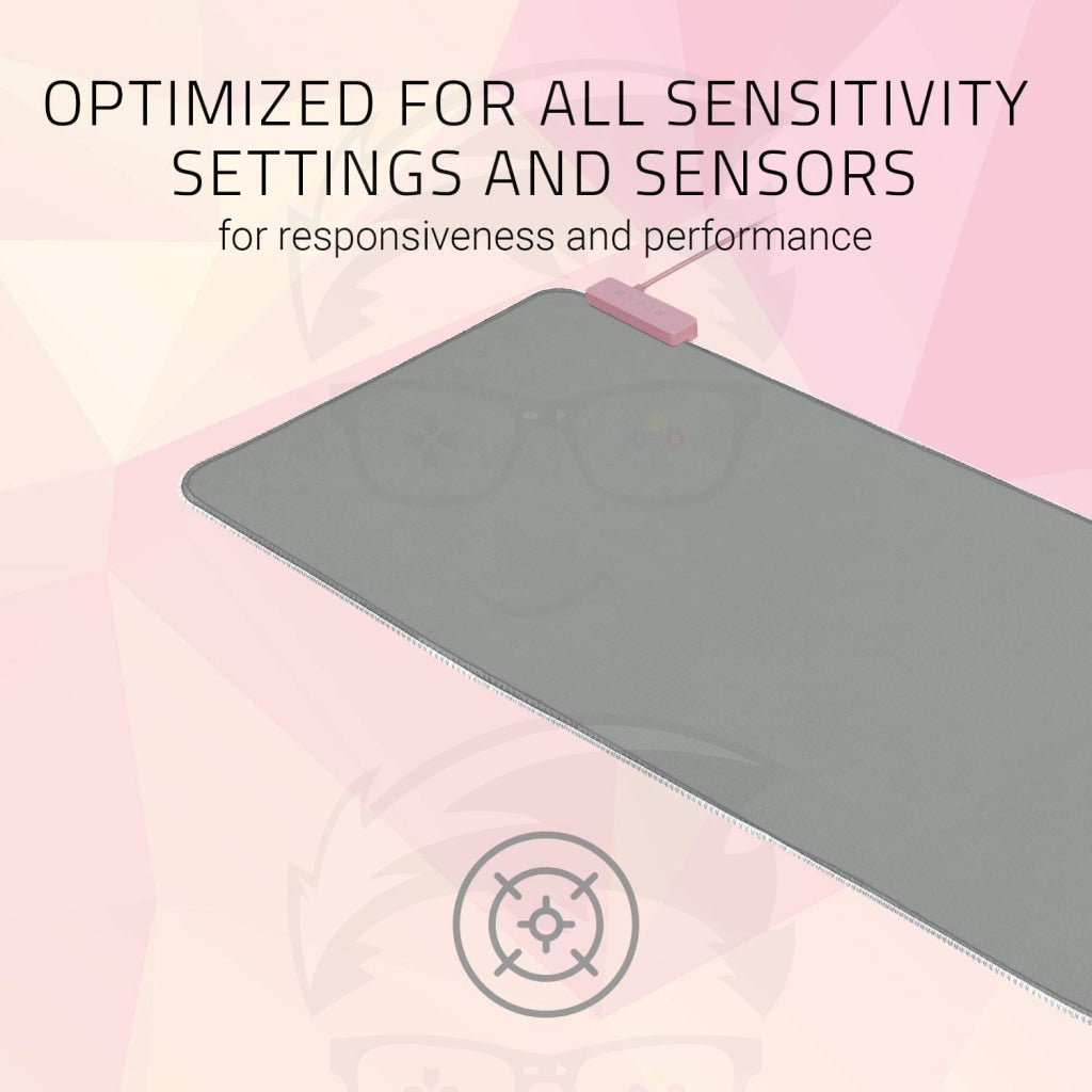 Razer Goliathus Extended Mouse Pad: Chroma RGB Lighting - Quartz Pink