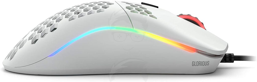 Glorious Model O USB RGB Odin Gaming Mouse - Matte White
