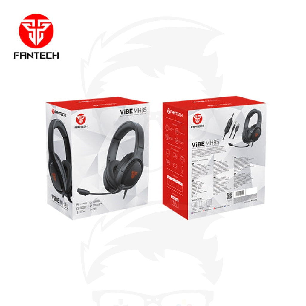 Fantech Vibe MH85 Wired Multi-Platform Gaming Headset - Black