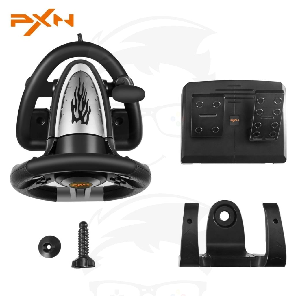 PXN V3 Pro Gaming Racing Wheel - Black