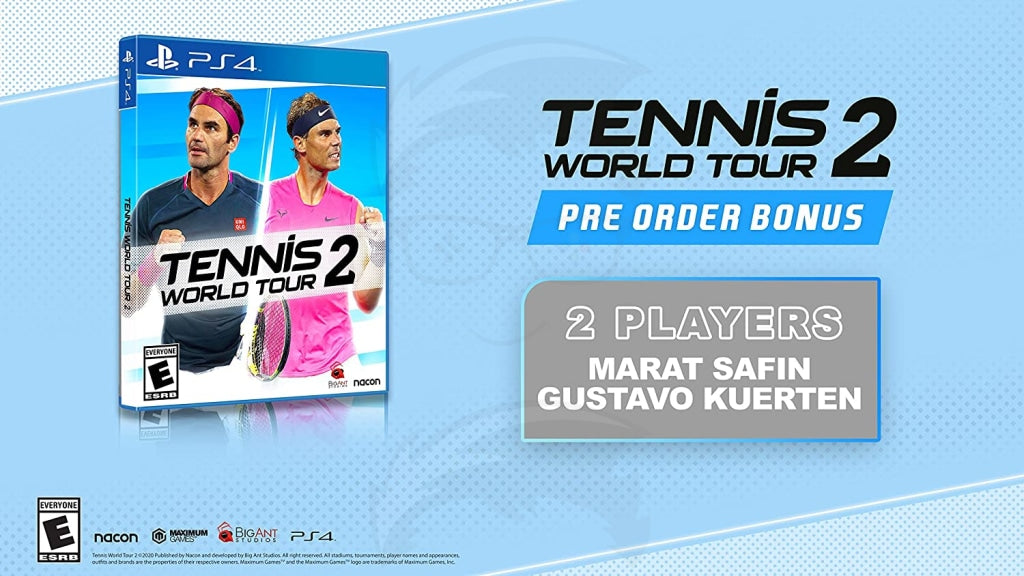 TENNIS WORLD TOUR 2 PEGI (PS4)