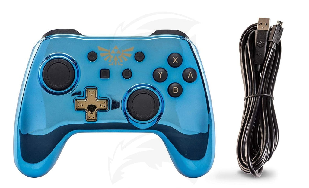 Wired Controller Chrome Zelda - Switch