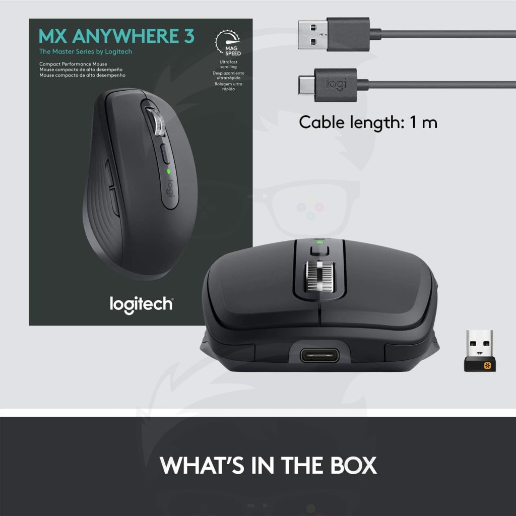 Logitech MX Anywhere 3 Compact Performance Mouse