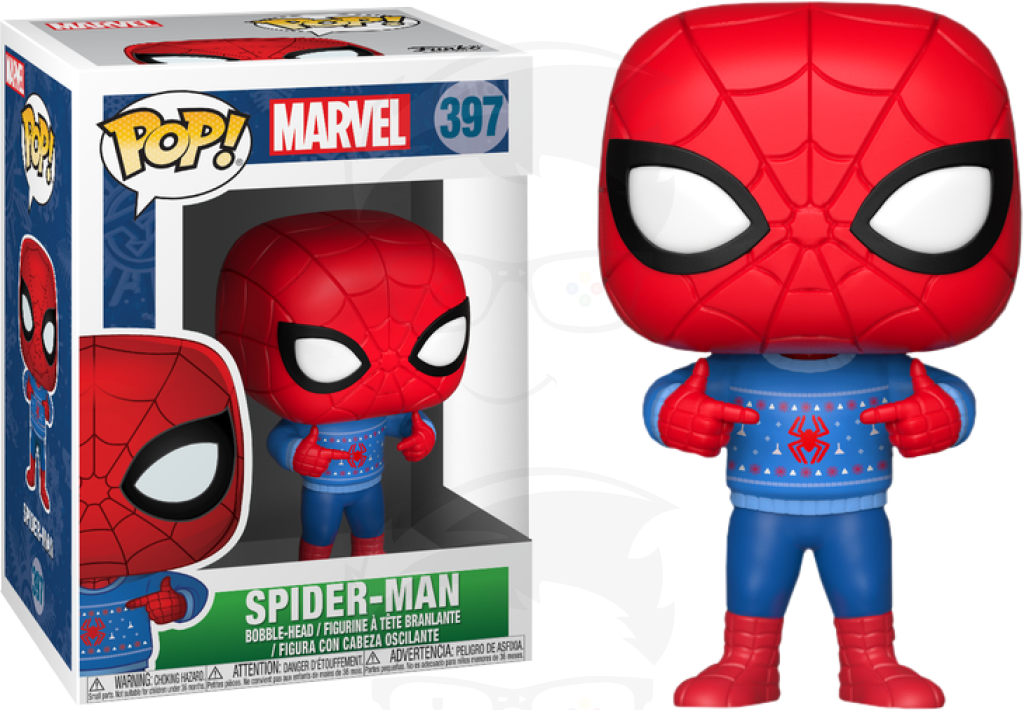 Spider man sale ugly sweater pop