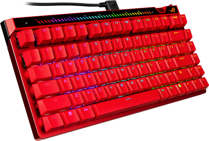 ASUS ROG M705 FALCHION ACE 75 HE 75% WIRED ANALOG GAMING KEYBOARD - RED