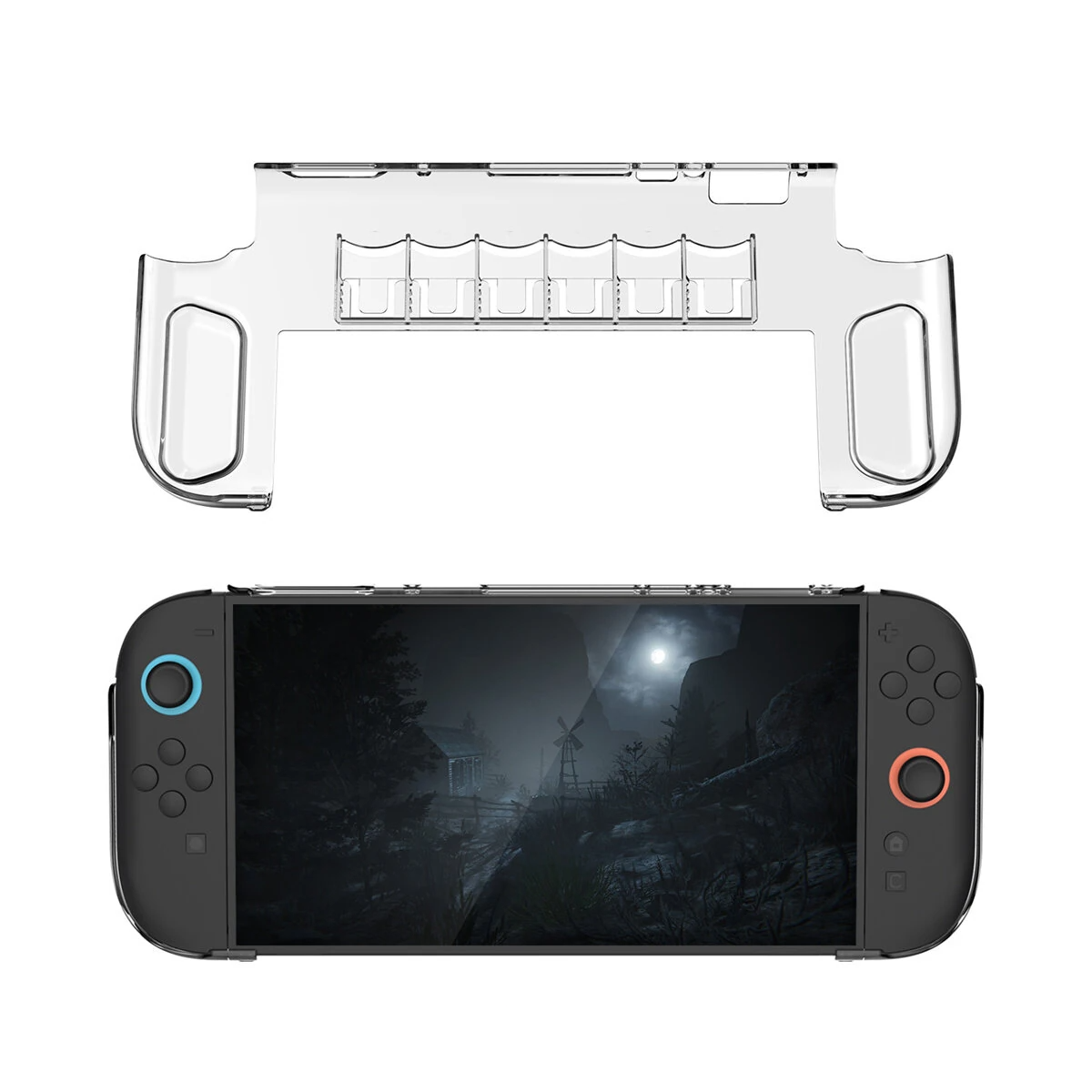 Dobe Crystal Case with Storage for Switch 2