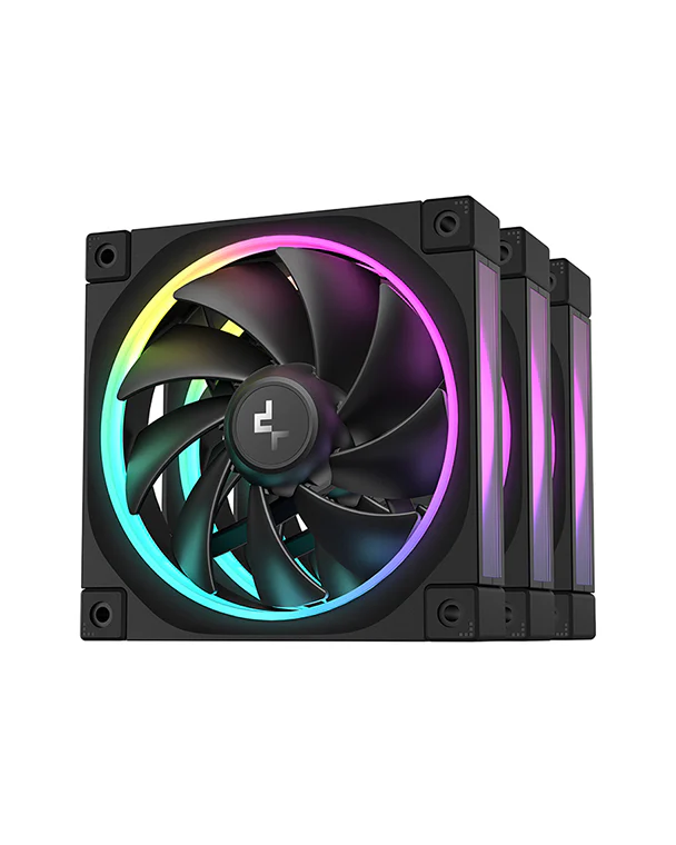 DeepCool FL12 3x120mm Case Fans - Black