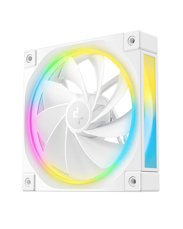 DeepCool FL12R Reversed Fan Blade 120mm Case Fans - White