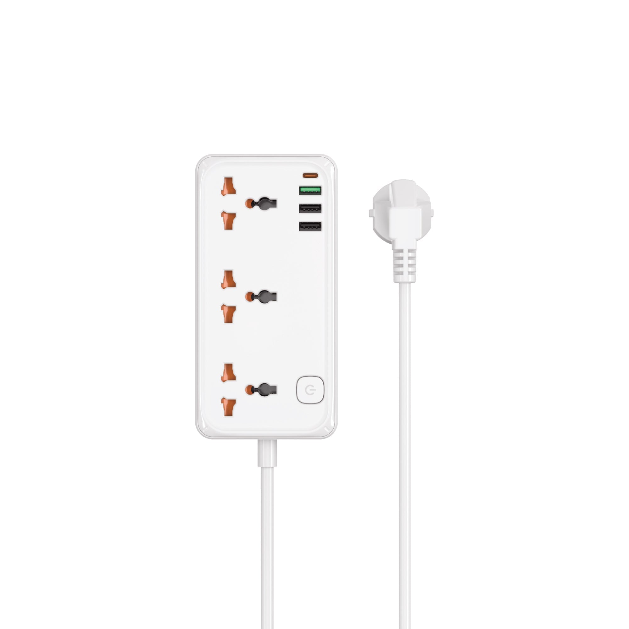 WIWU Wi-S005 EU 30W Cube Multiple Function GaN Power Strip 1C3A+3 sockets