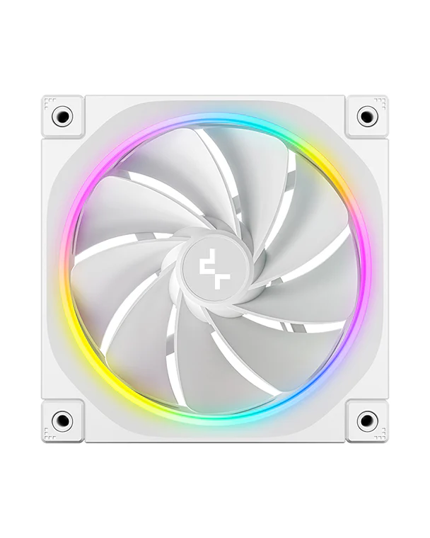 DeepCool FL12R Reversed Fan Blade 120mm Case Fans - White