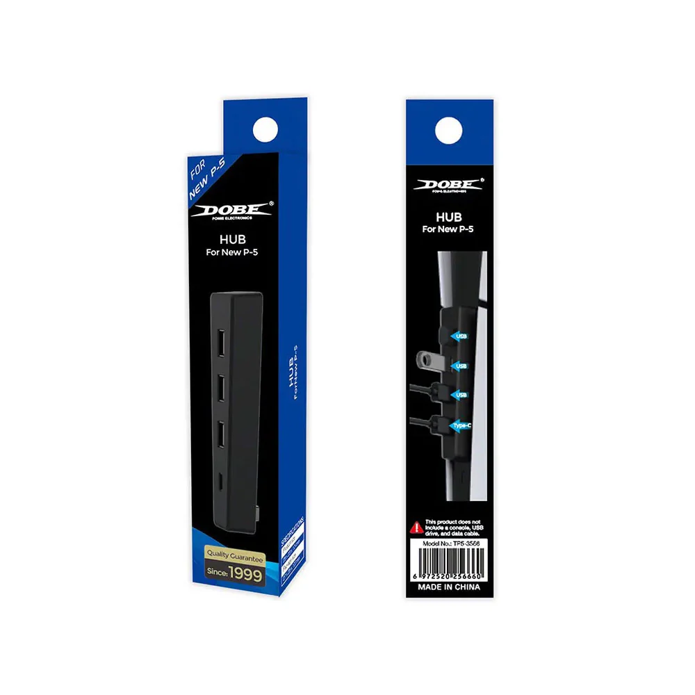 DOBE TP5-3556 4 Ports USB Hub for PS5 Slim Disc/Digital Edition
