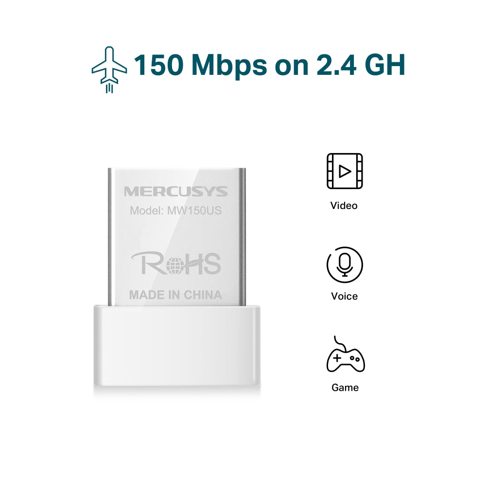 MERCUSYS N150 WIRELESS NANO USB ADAPTER