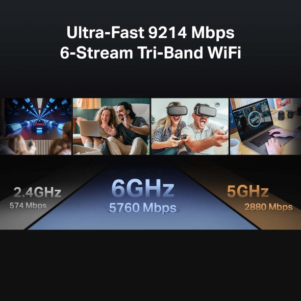 TP-LINK ARCHER BE550 TRY BAND WIFI 7 ROUTER BE9300