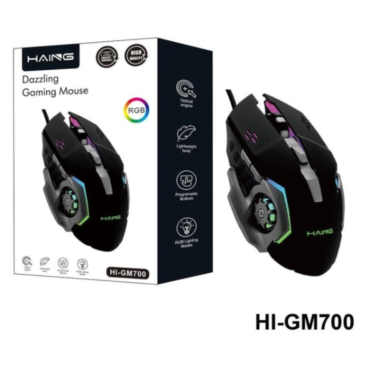 HAING HI-GM700 USB Wired Gaming Mouse HAING HI-GM700 USB Wired Gaming Mouse