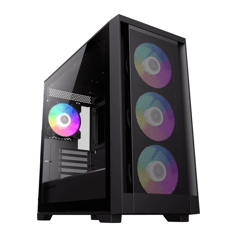 GAMEMAX Defender Mesh MATX RGB GAMING CASE GAMEMAX Defender Mesh MATX RGB GAMING CASE