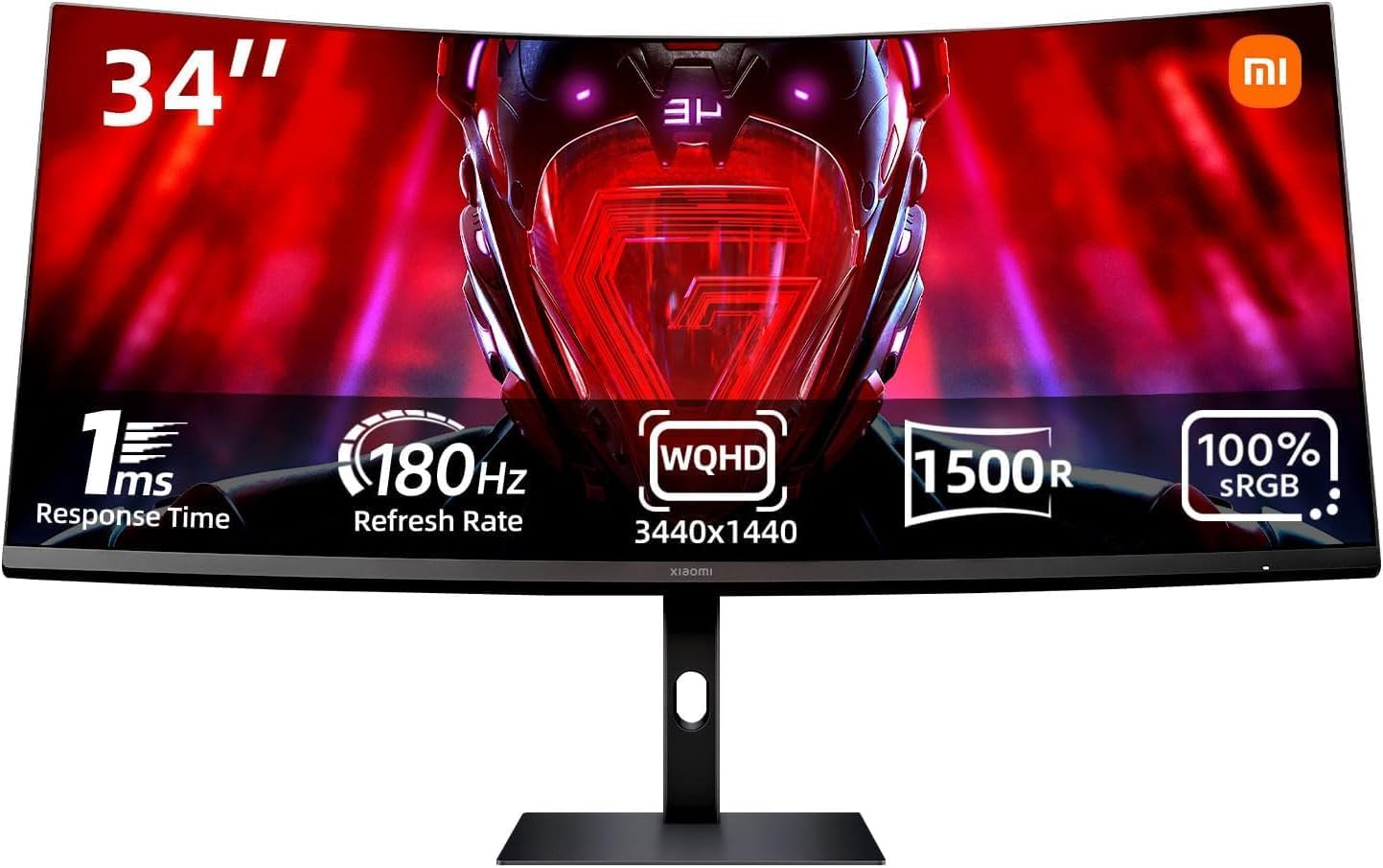Xiaomi G34WQi 180Hz 1ms Curved Gaming Monitor Xiaomi G34WQi 180Hz 1ms Curved Gaming Monitor
