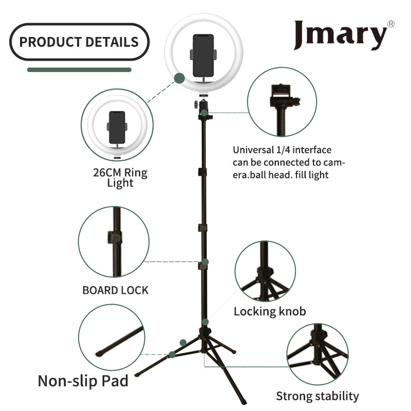 Jmary FM-536A Ring Tripod Kit