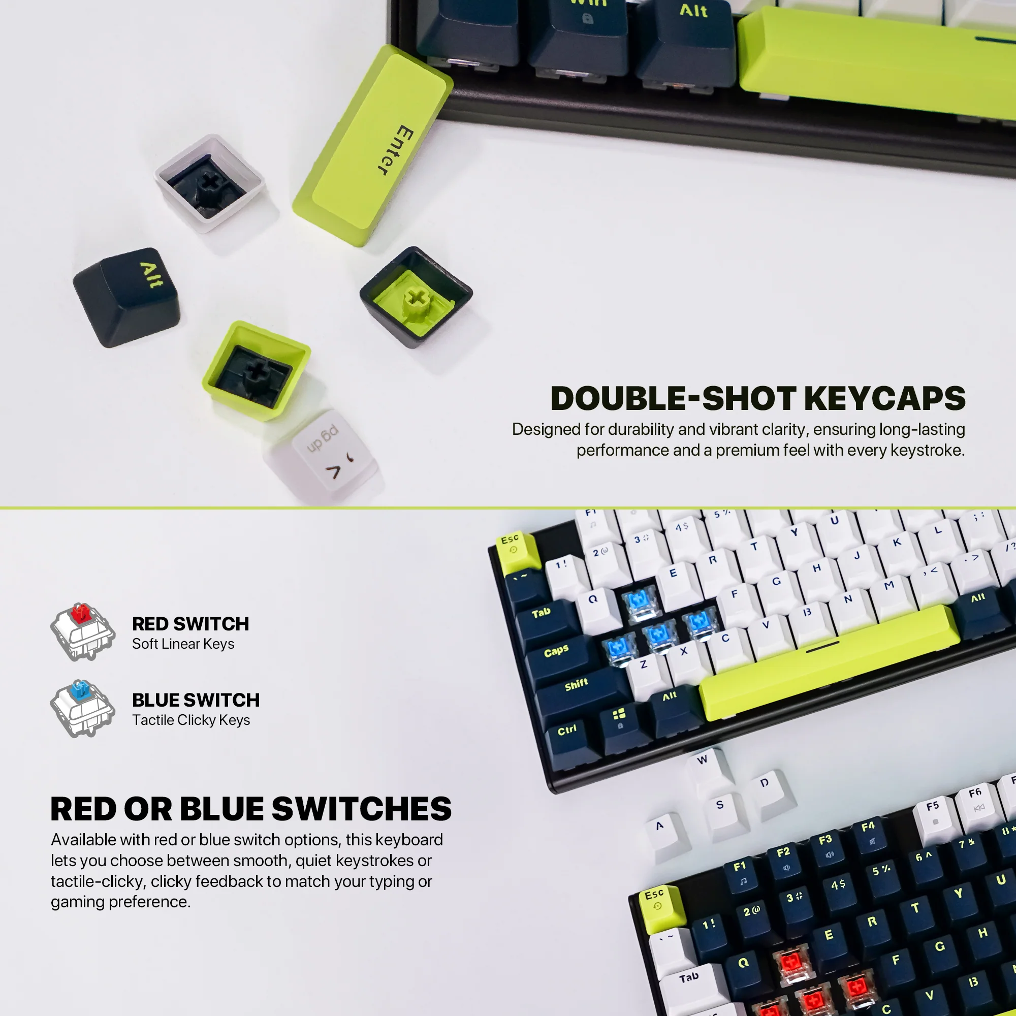 Fantech  MK877S ATOM87S Mechanical Gaming Keyboard MORI Edition - Black