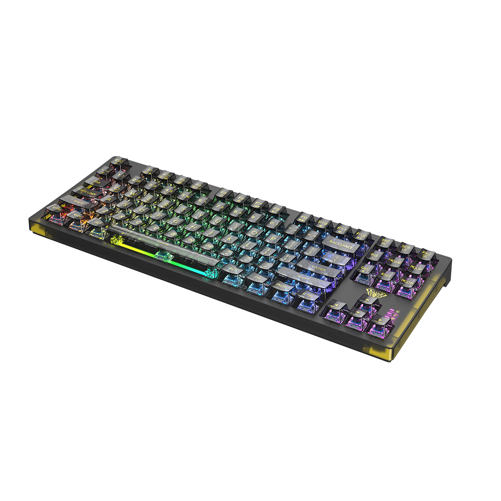 Aula F2183 White Transparent Mechanical Keyboard