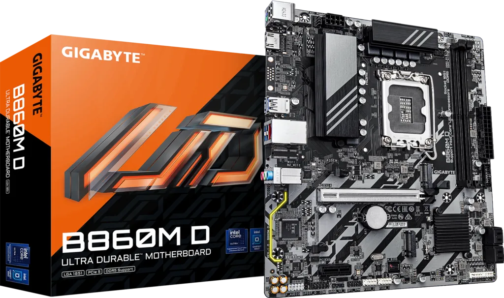 Gigabyte B860M D For Intel Core Ultra Processors Motherboard Gigabyte B860M D For Intel Core Ultra Processors Motherboard