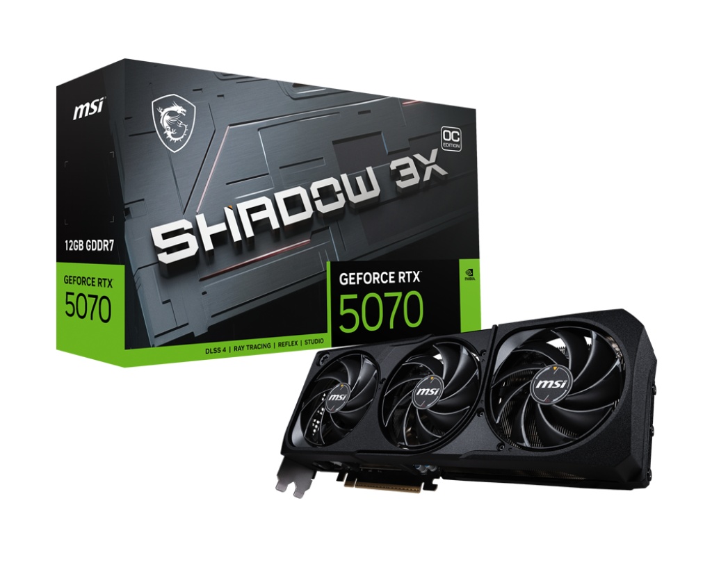MSI RTX 5070 SHADOW 3X OC Edition 12GB GDDR7