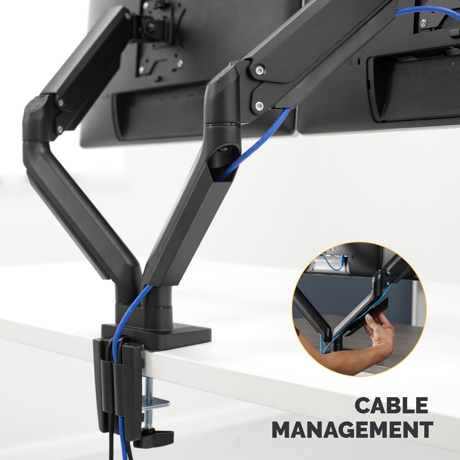Fellowes Platinum Series Dual Monitor ARM Black