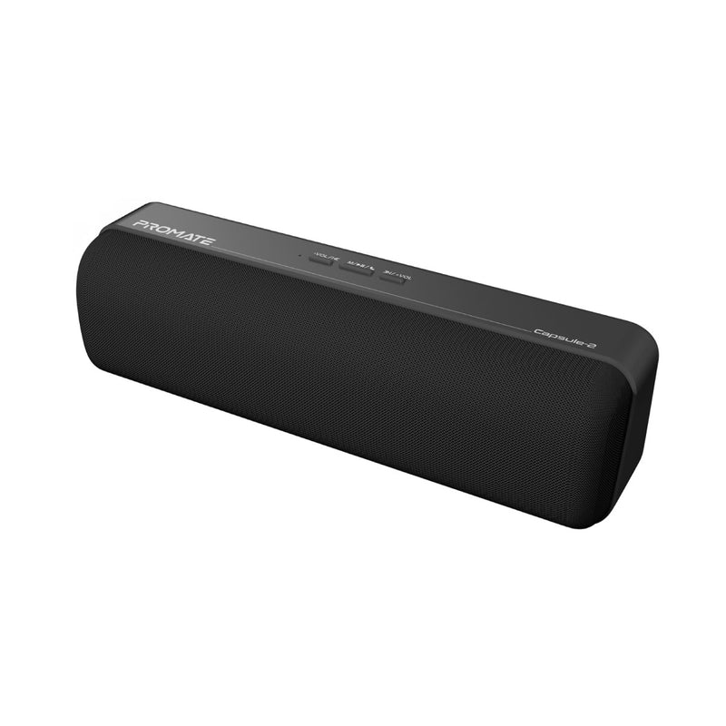 Promate Capsule 2 CrystalSound HD Wireless Speaker - Black