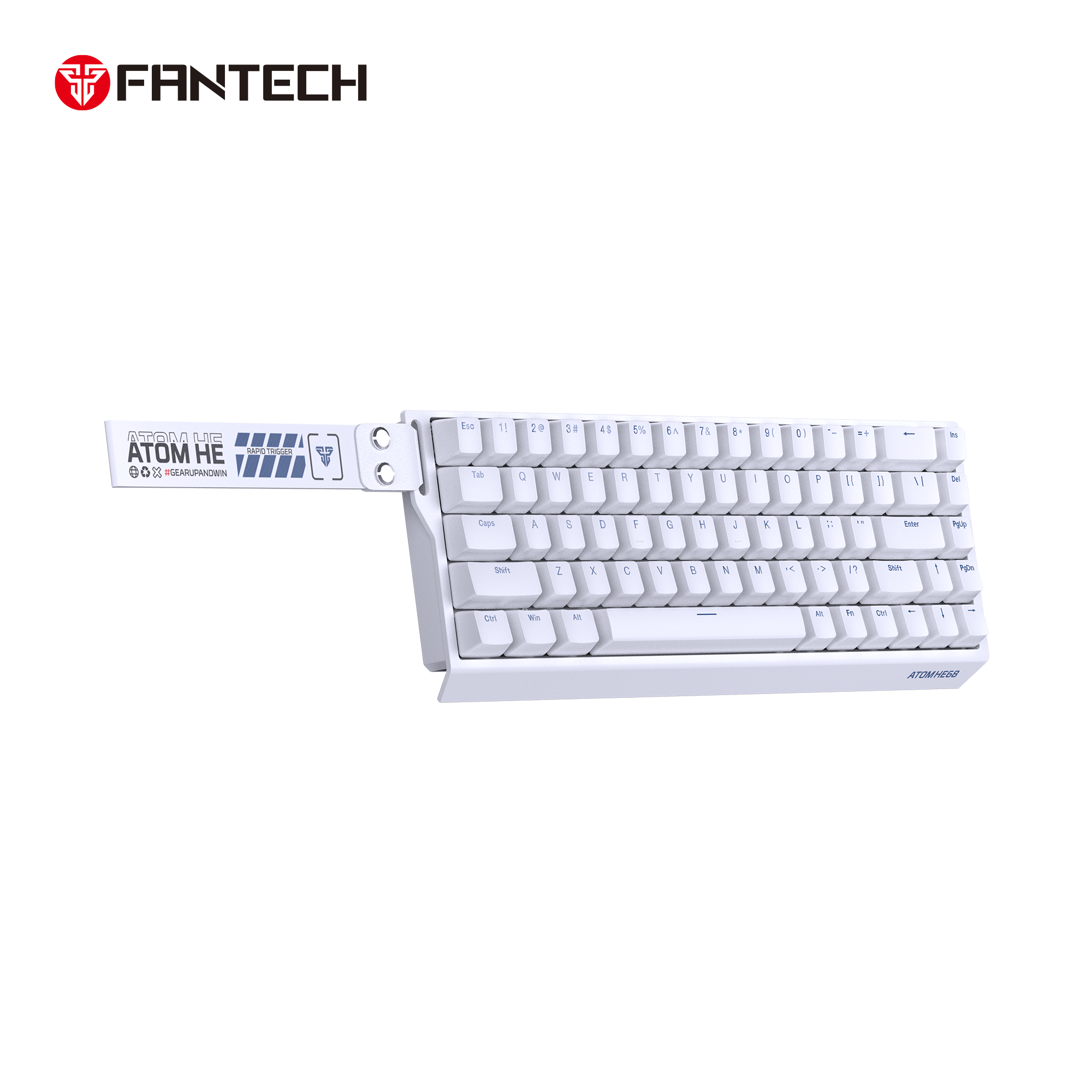 FANTECH MK811 ATOM HE68 MAGNATIC EMERALD WHITE GAMING KEYBOARD