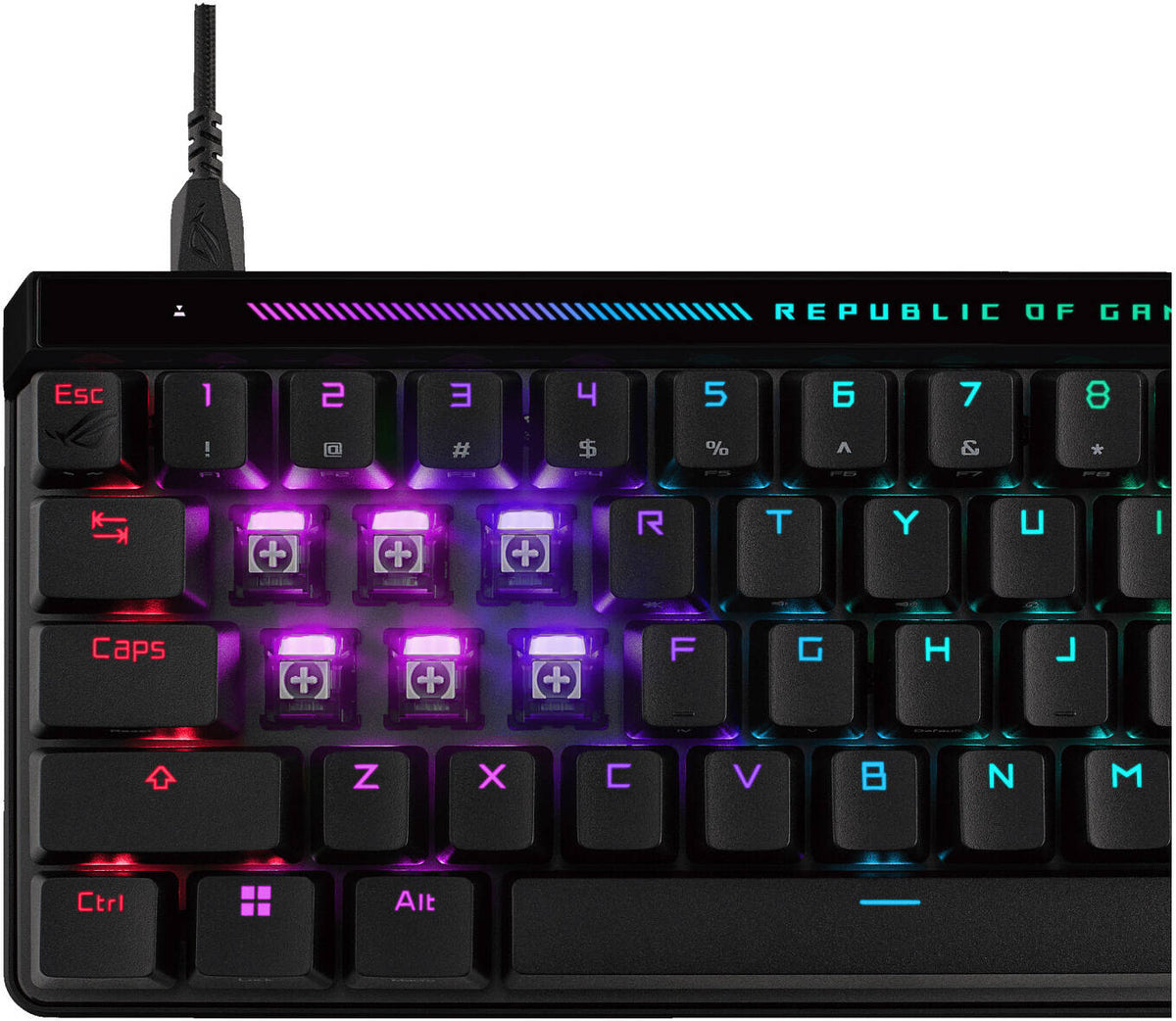 ASUS ROG M605 FALCHION ACE HFX 65% ANALOG GAMING KEYBOARD