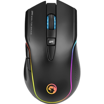 Marvo Scorpion G943 RGB, up to 10000 dpi, 6 Programmable Buttons, Pixart 3325 Optical Sensor 100g Weight Gaming Mouse - Black