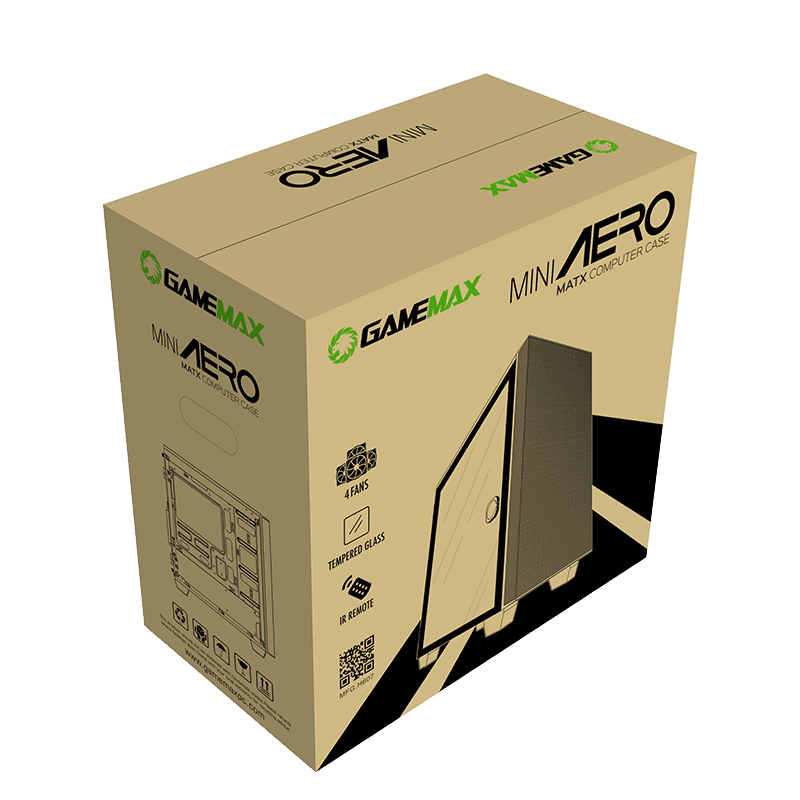 GAMEMAX Aero E-ATX GAMING CASE