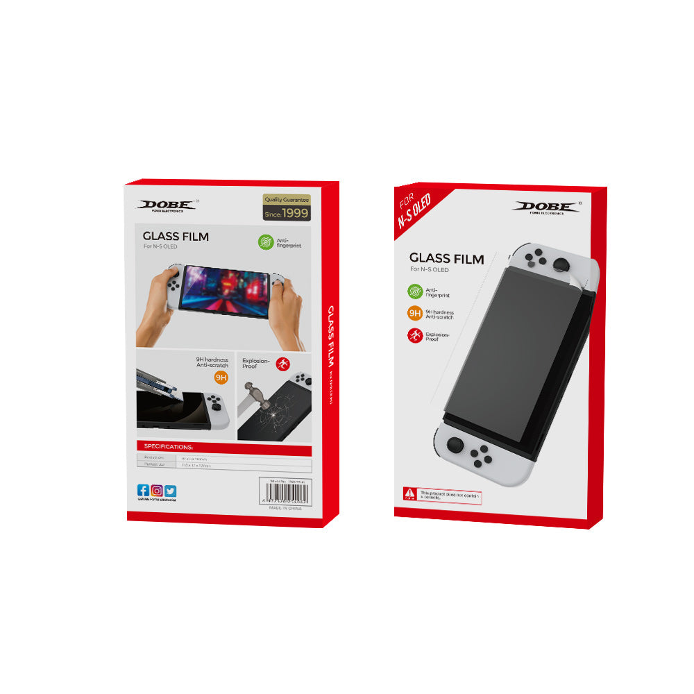 Dobe Nintendo Switch OLED Glass Film (2 pcs) (TNS-1156)