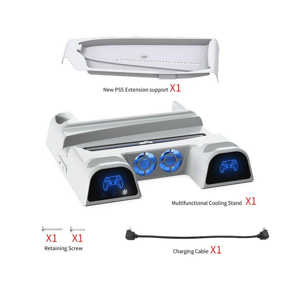 Dobe Multifunctional Charging Dock for PS5 Slim White