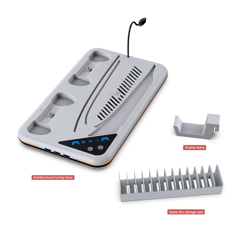 DOBE Multi function Cooling Chargin Dock For PS5 SLIM/PRO