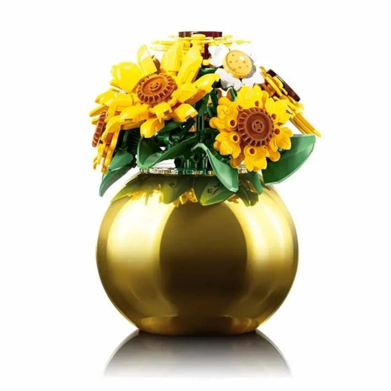 Sluban - PLEYERID-Sunflower（Plated vases）288pcs
