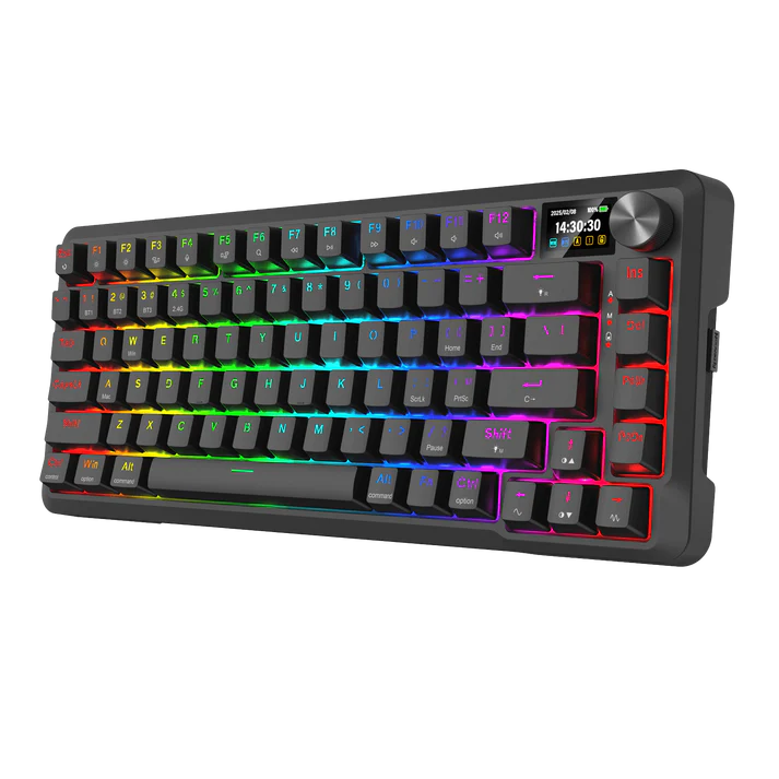 REDRAGON BEHEMOTH K724 PRO 75% Mechanical WIRELESS GAMING KEYBOARD (BLACK)