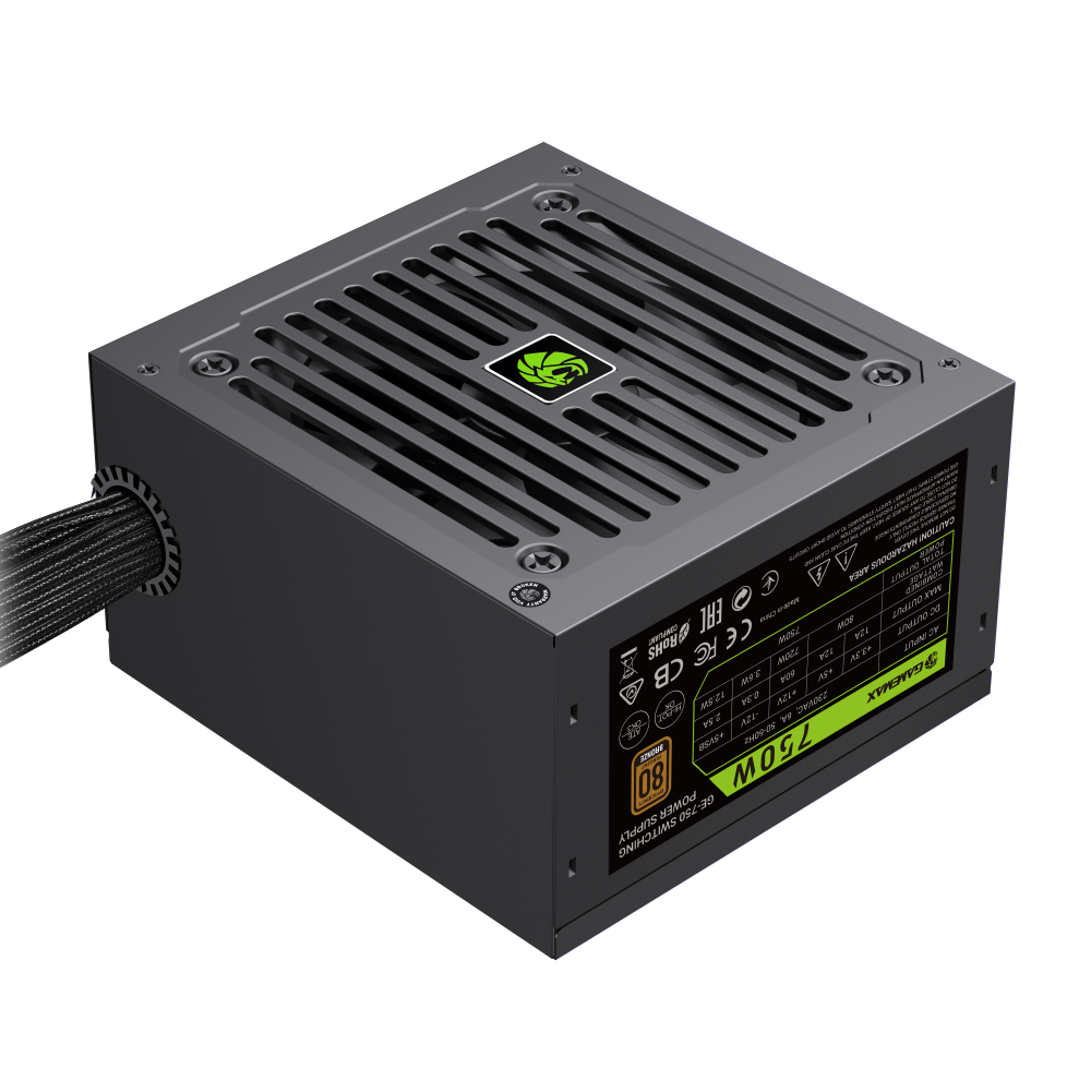 GAMEMAX GE 750 BLACK POWER SUPPLY